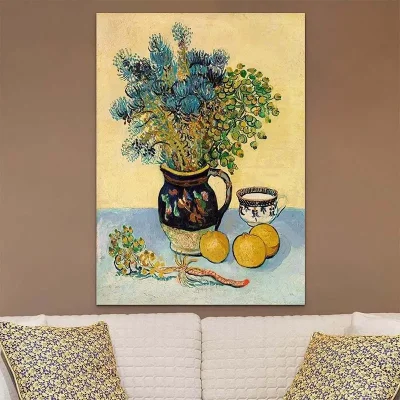 Vincent van Gogh – Still Life Majolica Jug with Wildflowers