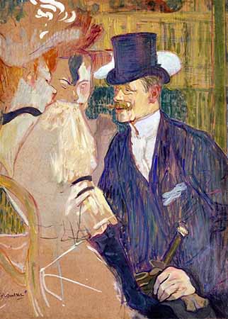 Henri de Toulouse Lautrec - The Englishman at the Moulin Rouge