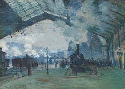 Claude Monet – Arrival of the Normandy Train, Gare Saint-Lazare