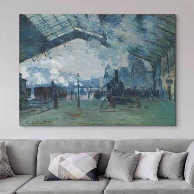 Claude Monet – Arrival of the Normandy Train, Gare Saint-Lazare
