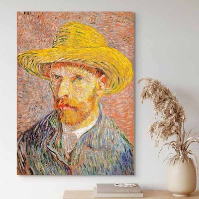 Vincent van Gogh – Self-Portrait with a Straw Hat