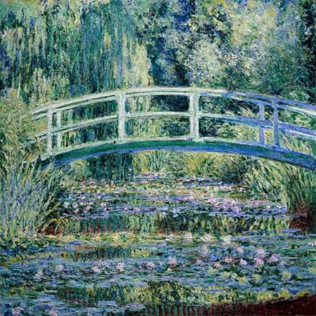 Claude Monet – Water Lilies and Japanese Bridge