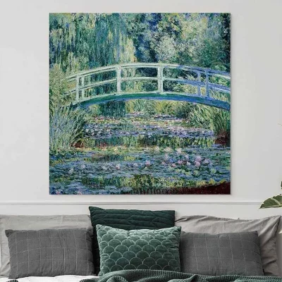 Claude Monet – Water Lilies and Japanese Bridge