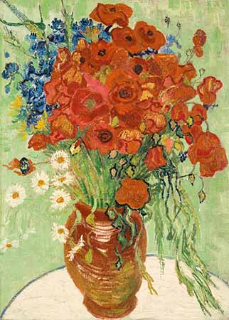 Vincent van Gogh - Vase with Cornflowers and Poppies