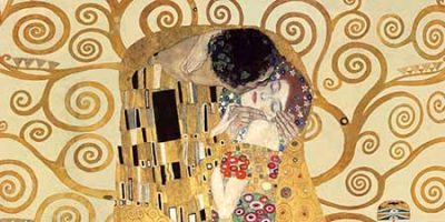 Klimt Gustav – The Kiss detail