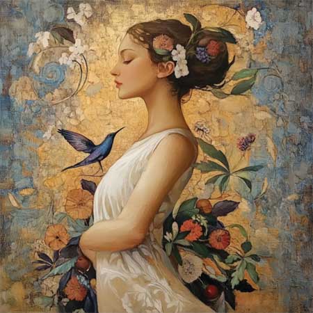 Sienna - Flowering Woman I